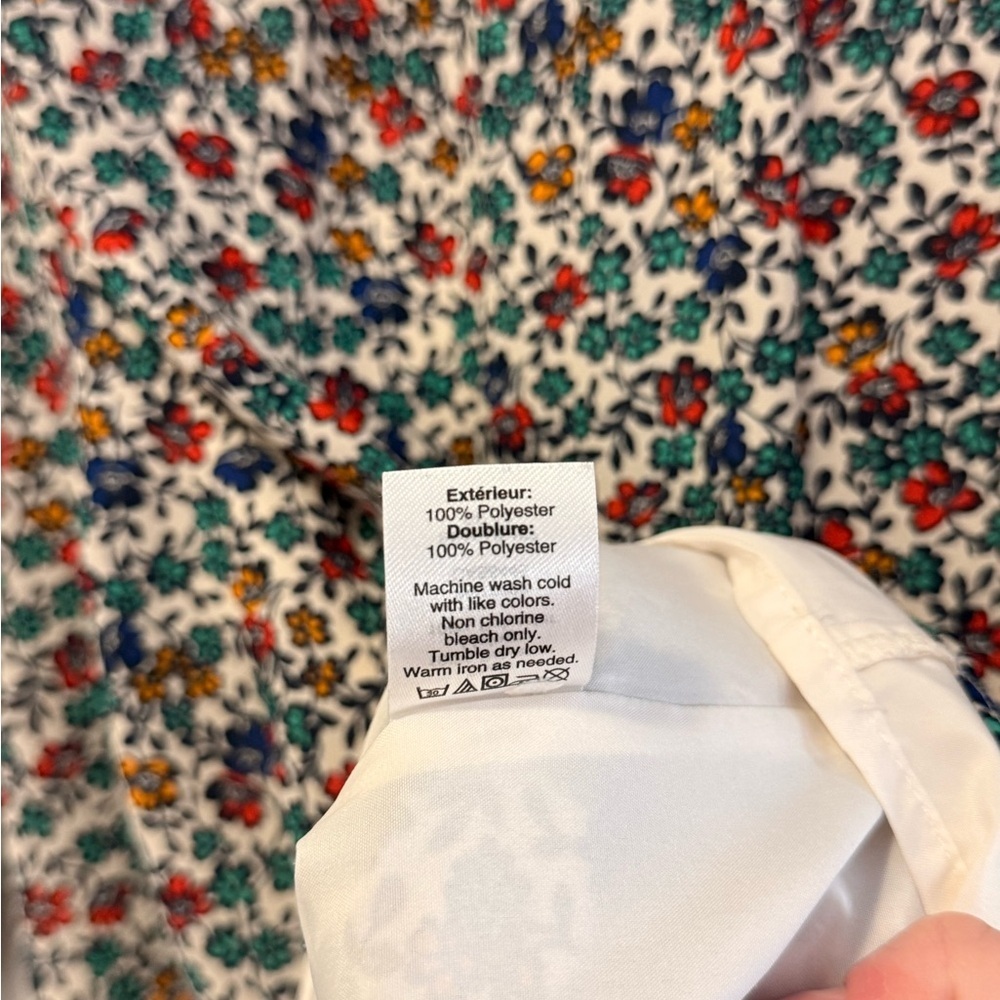 J. Crew Mini Dress Floral Size XXS - Picture 4 of 4